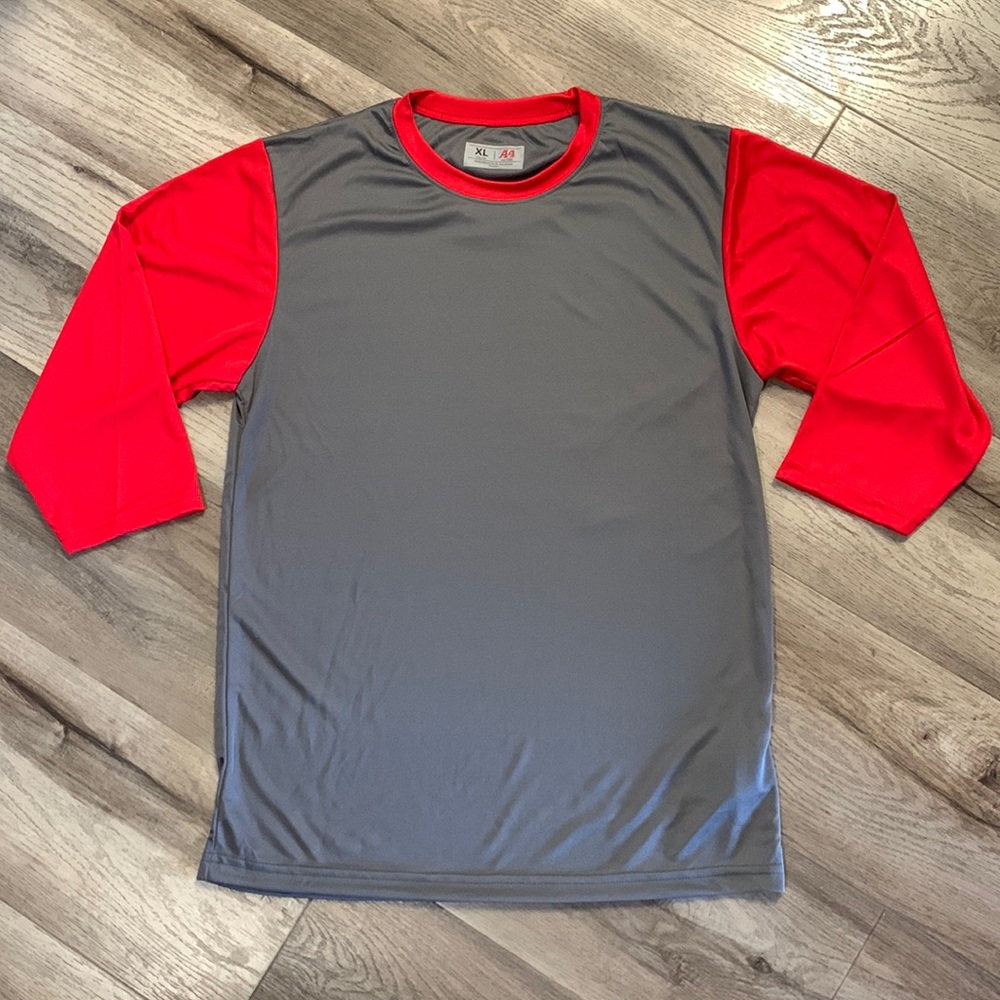 NWOT A4 youth dri fit baseball tee